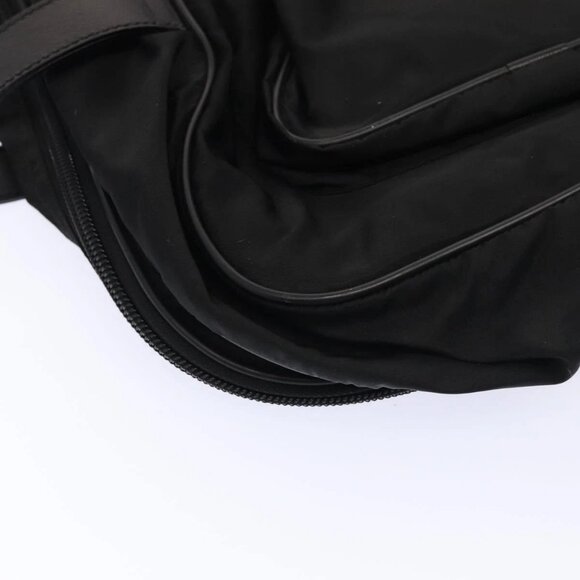 PRADA Garment Cover Nylon Black Silver Auth 84549 - Picture 4 of 16